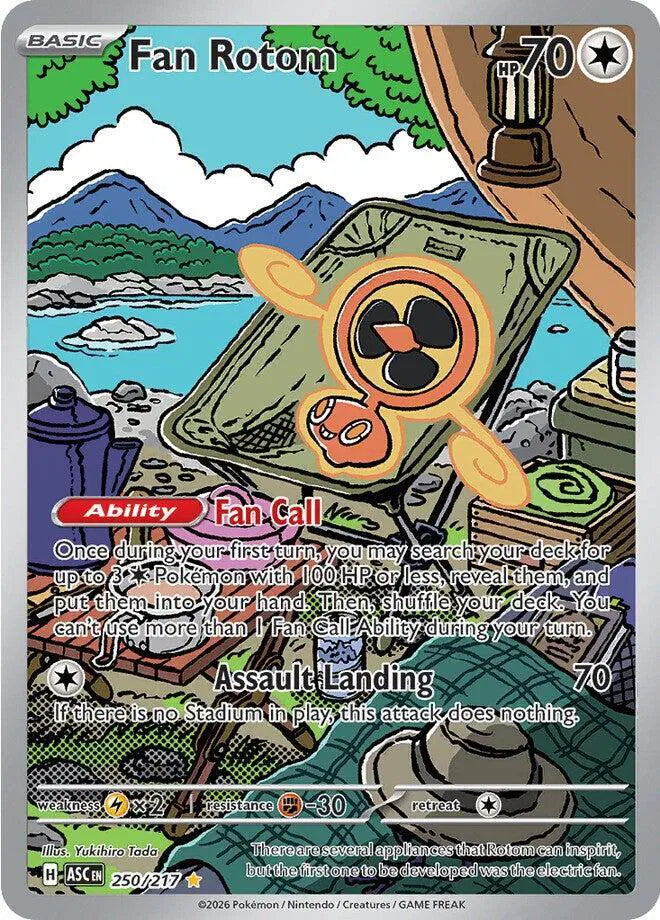 Fan Rotom Ascended Heroes Illustration Rare 250/217