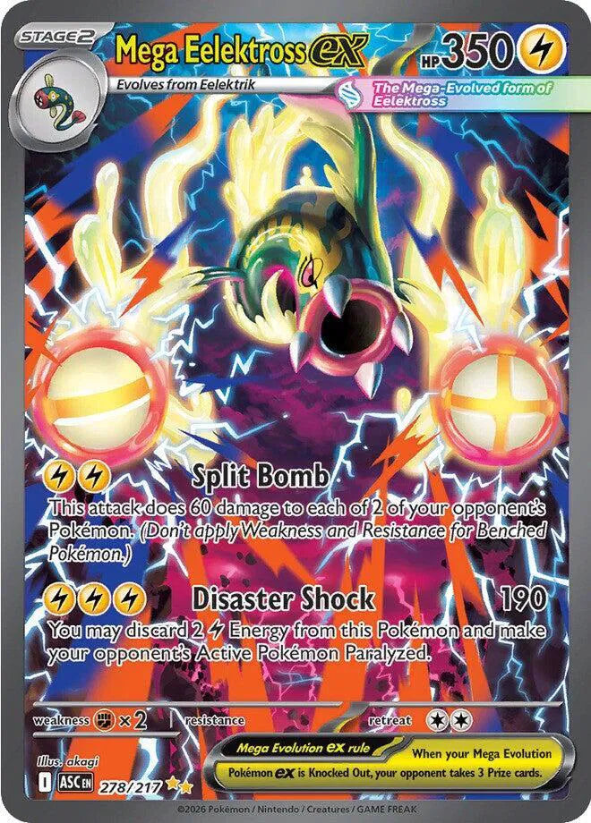 Mega Eelektross ex 278/217 (Ascended Heroes)