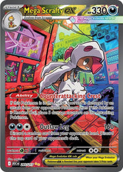 Mega Scrafty ex 285/217 · Holofoil (Ascended Heroes)