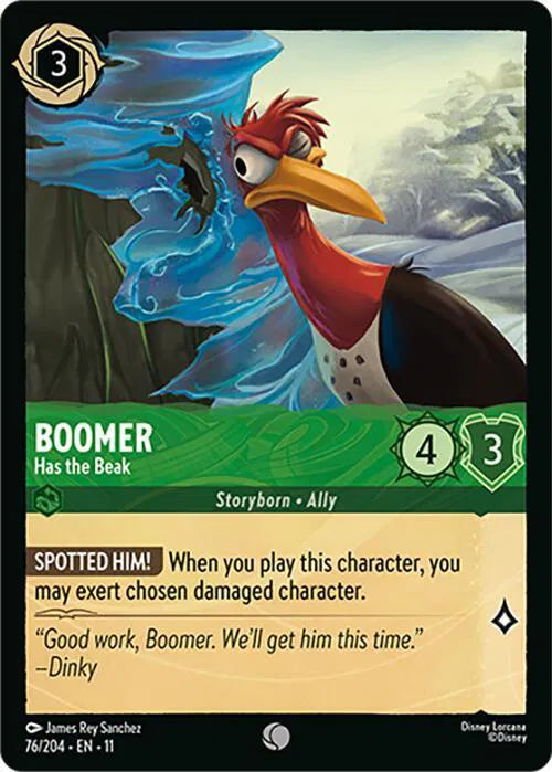 Boomer - Has the Beak 76/204 · Cold Foil (Winterspell)