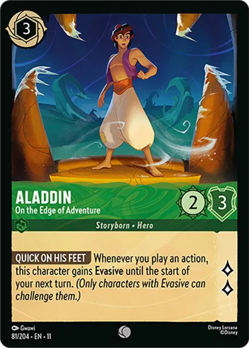 Aladdin - On the Edge of Adventure 81/204 · Normal (Winterspell)