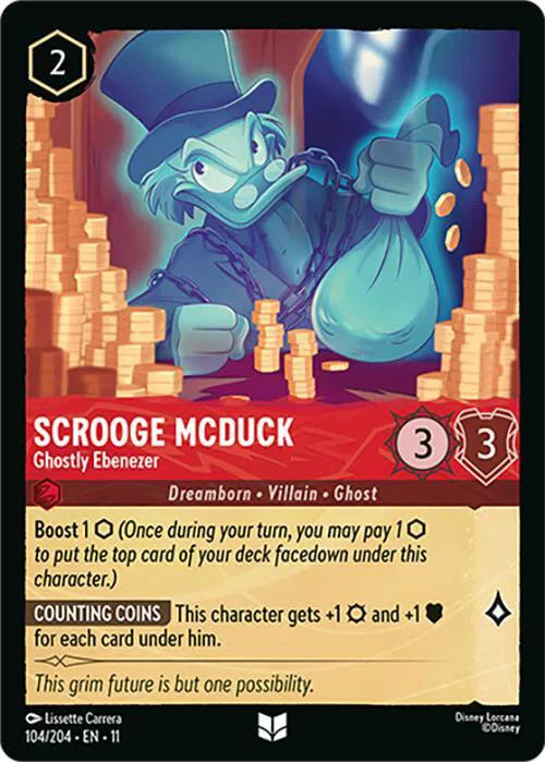 Scrooge McDuck - Ghostly Ebenezer 104/204 · Normal (Winterspell)