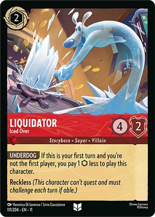 Liquidator - Iced Over 111/204 · Cold Foil (Winterspell)