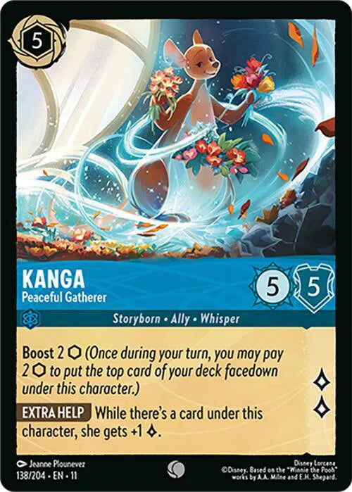 Kanga - Peaceful Gatherer 138/204 · Normal (Winterspell)