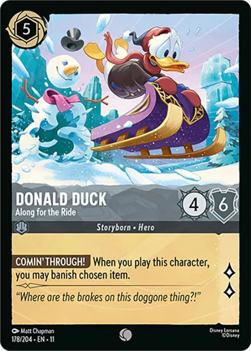 Donald Duck - Along for the Ride 178/204 · Normal (Winterspell)