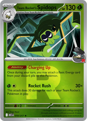 Team Rocket's Spidops (Team Rocket) 019/217 · Reverse Holofoil (Ascended Heroes)