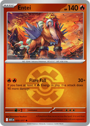 Entei (Quick Ball) 025/217 · Reverse Holofoil (Ascended Heroes)