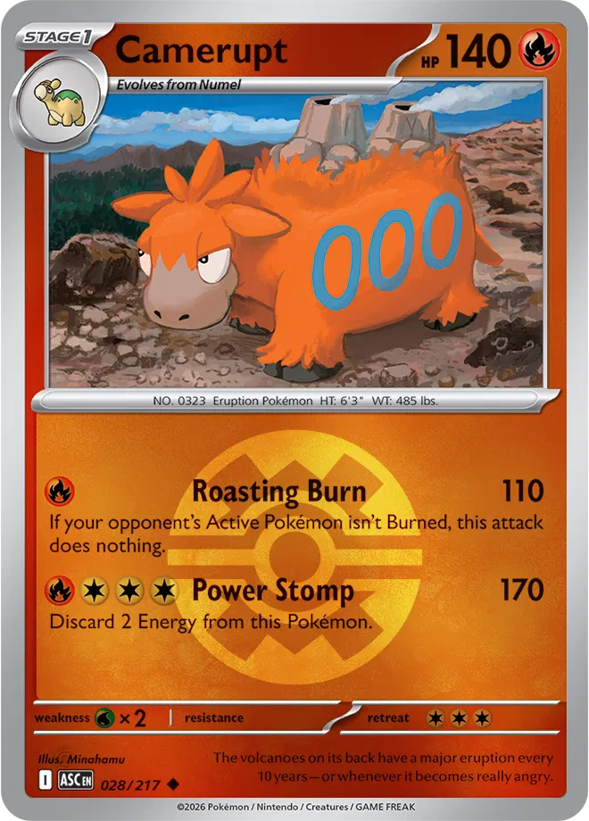 Camerupt (Quick Ball) 028/217 (Ascended Heroes)