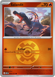 Salandit (Quick Ball) 034/217 · Reverse Holofoil (Ascended Heroes)