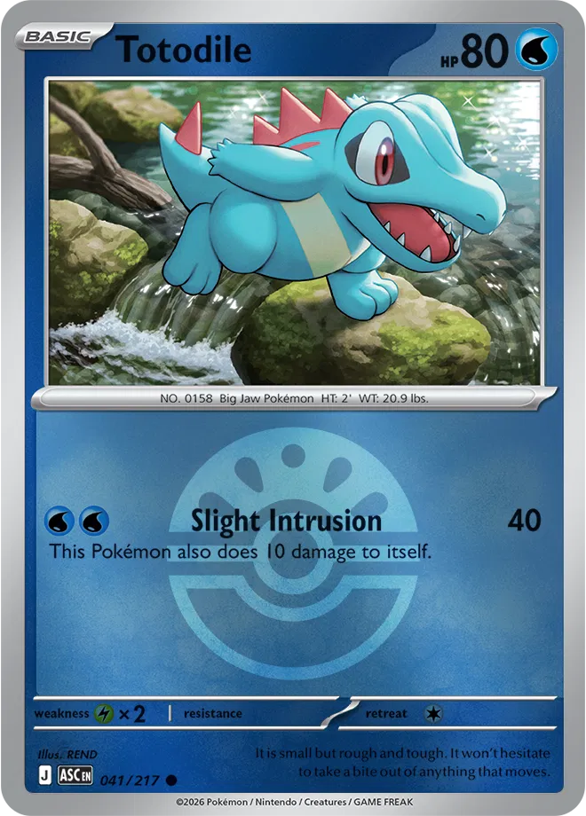 Totodile (Friend Ball) 041/217 (Ascended Heroes)