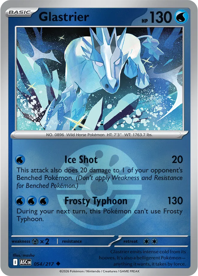 Glastrier (Friend Ball) 054/217 (Ascended Heroes)