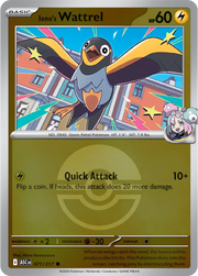 Iono's Wattrel (Poke Ball) 071/217 · Reverse Holofoil (Ascended Heroes)