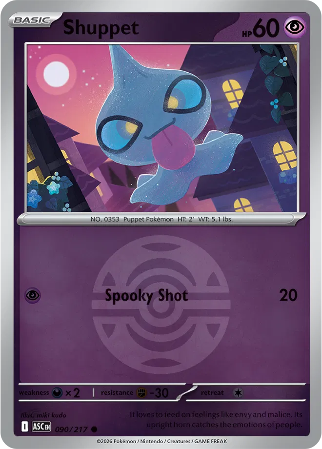 Shuppet (Dusk Ball) 090/217 (Ascended Heroes)