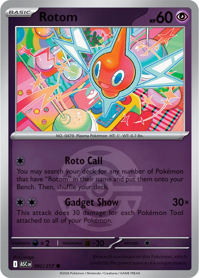 Rotom (Dusk Ball) 092/217 (Ascended Heroes)