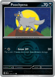 Poochyena (Dusk Ball) 128/217 · Reverse Holofoil (Ascended Heroes)