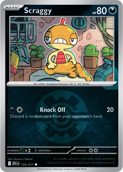 Scraggy (Quick Ball) 134/217 · Reverse Holofoil (Ascended Heroes)