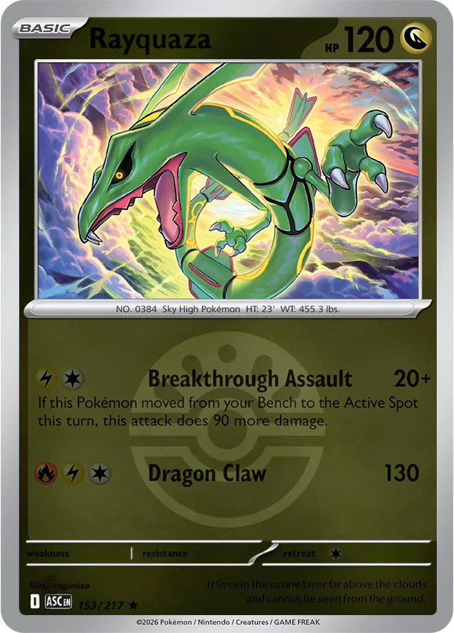 Rayquaza (Friend Ball) - ME: Ascended Heroes (ASC)