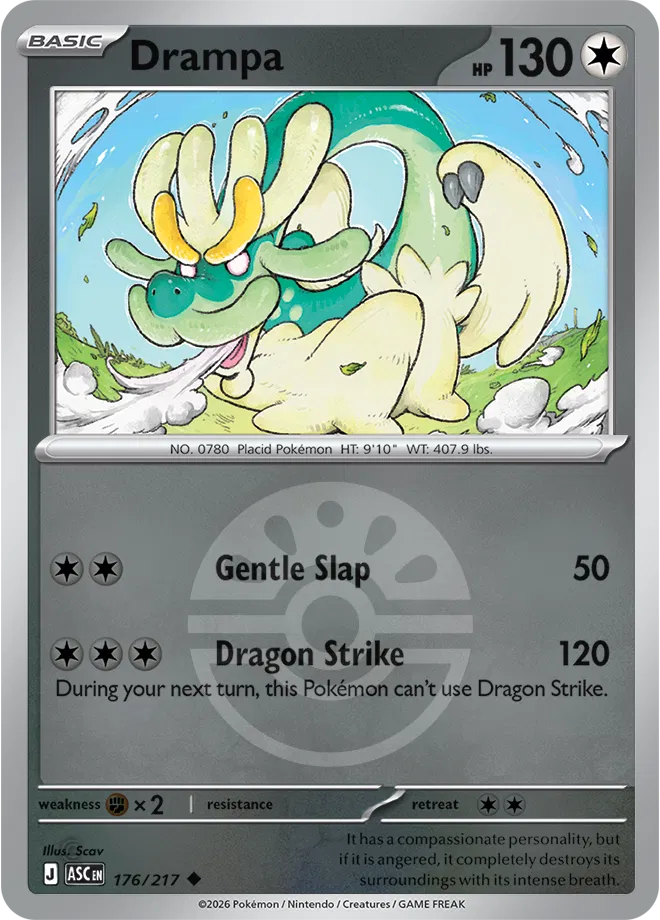 Drampa - 176/217 (Friend Ball) - ME: Ascended Heroes (ASC)