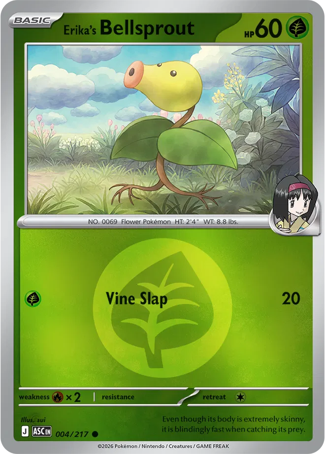 Erika's Bellsprout (Energy Symbol Pattern) 004/217 (Ascended Heroes)