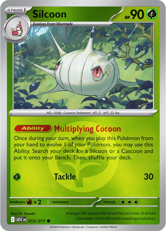 Silcoon (Energy Symbol Pattern) 012/217 (Ascended Heroes)