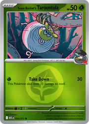 Team Rocket's Tarountula (Energy Symbol Pattern) 018/217 (Ascended Heroes)