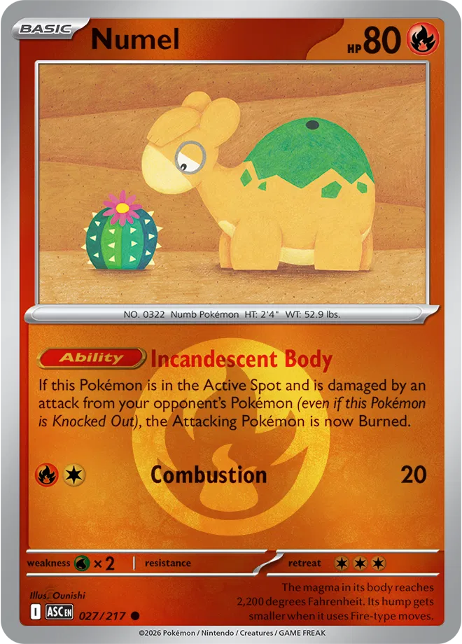 Numel - 027/217 (Energy Symbol Pattern) - ME: Ascended Heroes (ASC)
