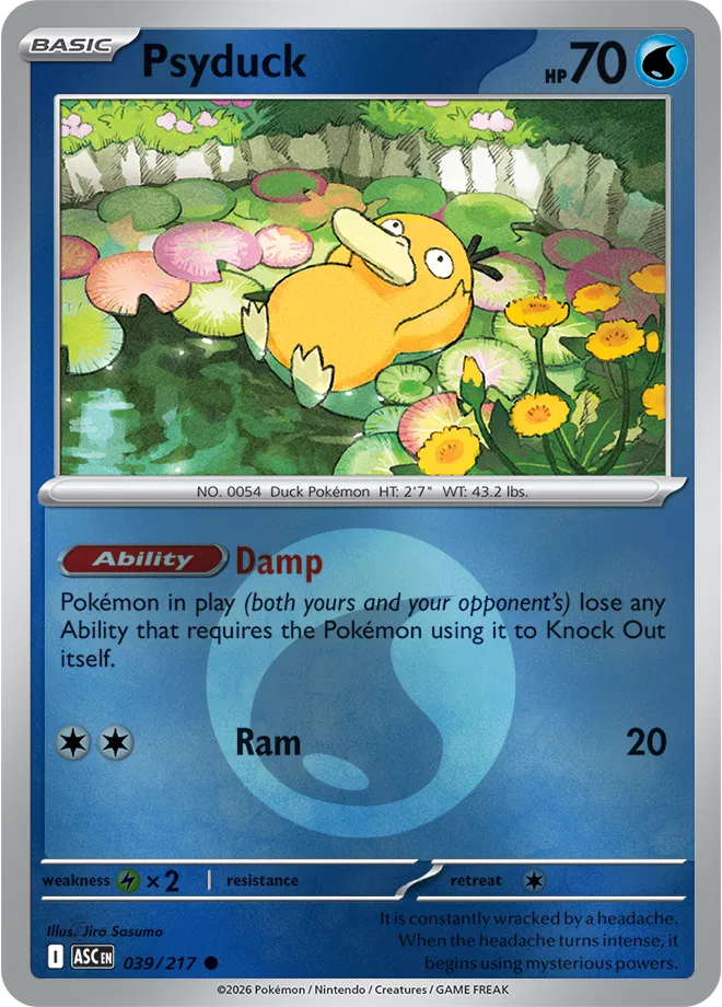 Psyduck - 039/217 (Energy Symbol Pattern) - ME: Ascended Heroes (ASC)