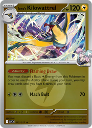 Iono's Kilowattrel (Energy Symbol Pattern) 072/217 · Reverse Holofoil (Ascended Heroes)