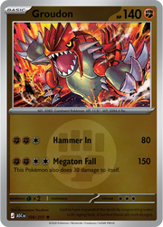 Groudon - 108/217 - Reverse Holofoil - Energy Symbol Pattern