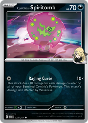Cynthia's Spiritomb - 133/217 (Energy Symbol Pattern) (Ascended Heroes)
