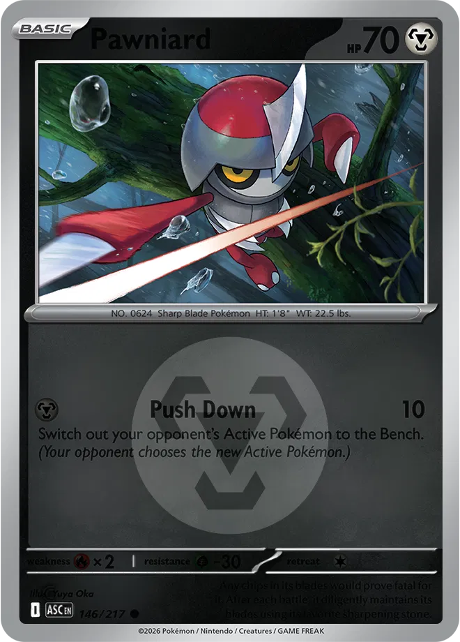 Pawniard (Energy Symbol Pattern) 146/217 · Reverse Holofoil (Ascended Heroes)