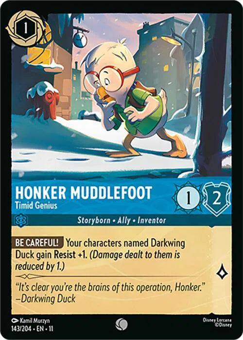 Honker Muddlefoot - Timid Genius 143/204 · Normal (Winterspell)