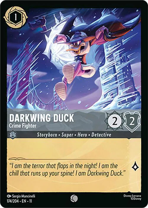 Darkwing Duck - Crime Fighter 174/204 · Cold Foil (Winterspell)