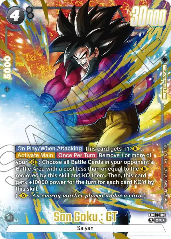 Son Goku : GT - FB09-100 (Alternate Art) (Dual Evolution)