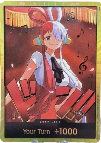 DON!! Card (Uta) (Gold) (Extra Booster: One Piece Heroine's Edition)