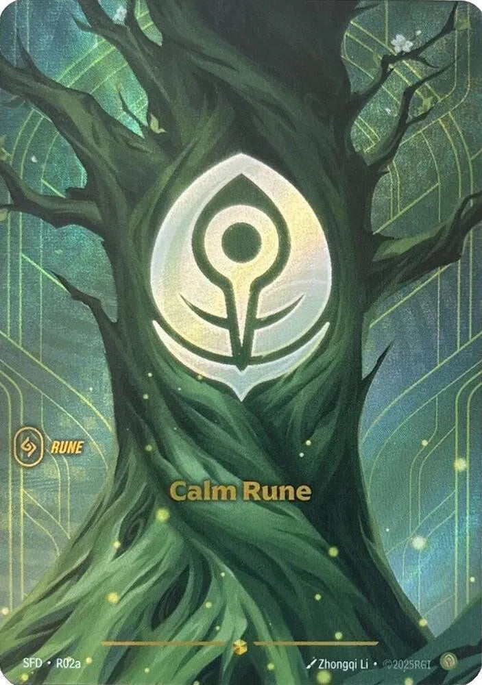 Calm Rune (Alternate Art) R02a (Spiritforged)