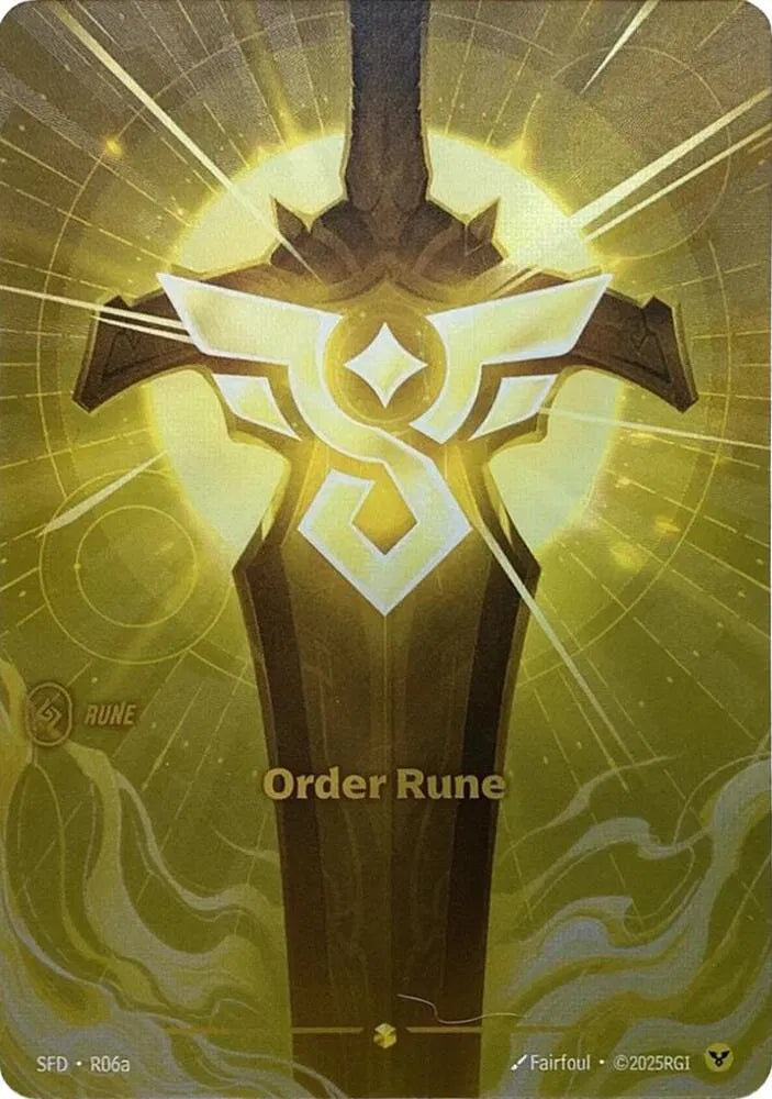 Order Rune (Alternate Art) R06a (Spiritforged)
