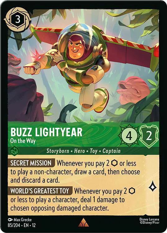 Buzz Lightyear - On the Way 85/204 · Cold Foil (Wilds Unknown)