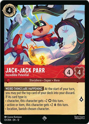 Jack-Jack Parr - Incredible Potential 121/204 · Cold Foil (Wilds Unknown)