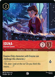 Iduna - Alarmed Queen (Foil) 113/204 · Cold Foil (Winterspell)