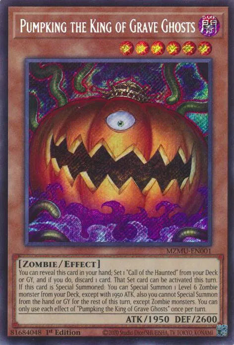 Pumpking the King of Grave Ghosts MZMU-EN001 · 1st Edition (Maze of Muertos)
