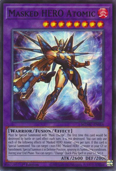 Masked HERO Atomic MZMU-EN016 (Maze of Muertos)