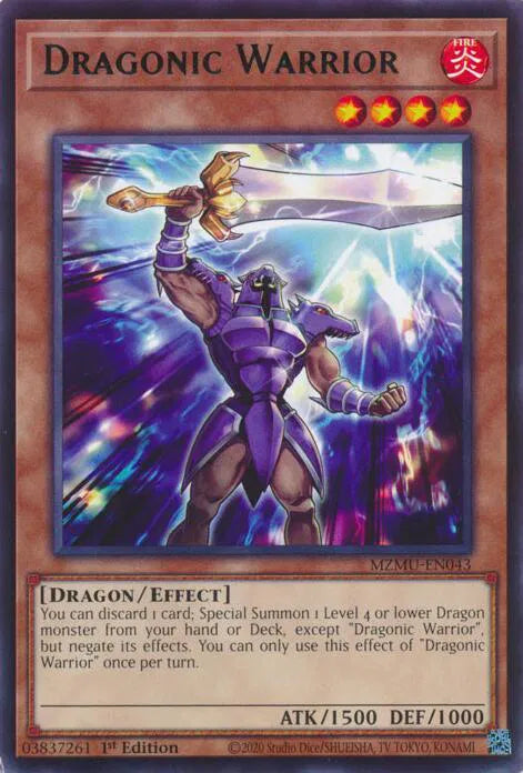 Dragonic Warrior MZMU-EN043 (Maze of Muertos)