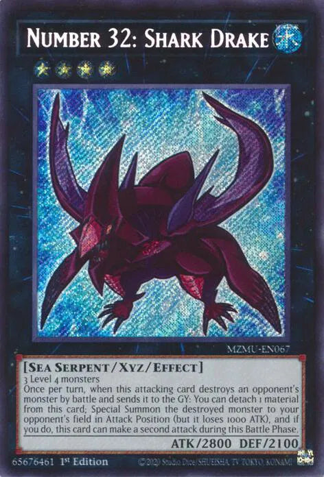 Number 32: Shark Drake MZMU-EN067 (Maze of Muertos)