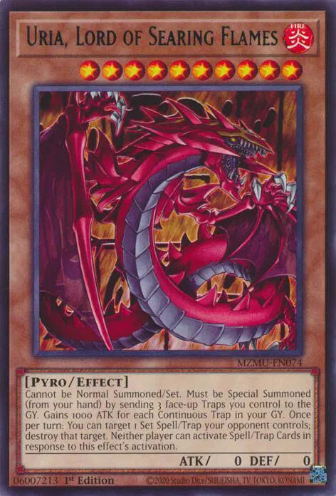 Uria, Lord of Searing Flames MZMU-EN074 (Maze of Muertos)