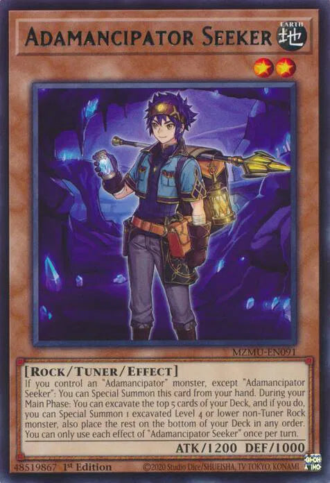 Adamancipator Seeker MZMU-EN091 (Maze of Muertos)