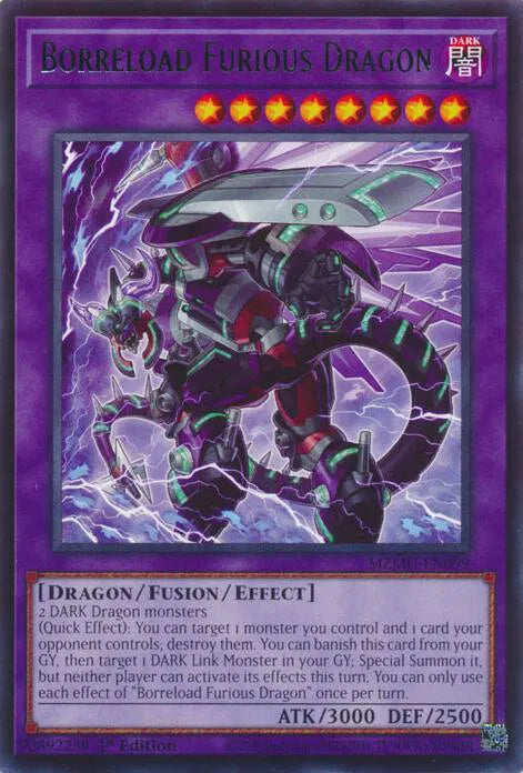 Borreload Furious Dragon MZMU-EN099 (Maze of Muertos)