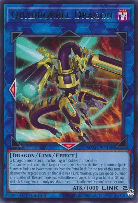 Quadborrel Dragon MZMU-EN108 (Maze of Muertos)