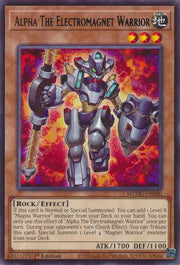 Alpha The Electromagnet Warrior MZMU-EN080 (Maze of Muertos)
