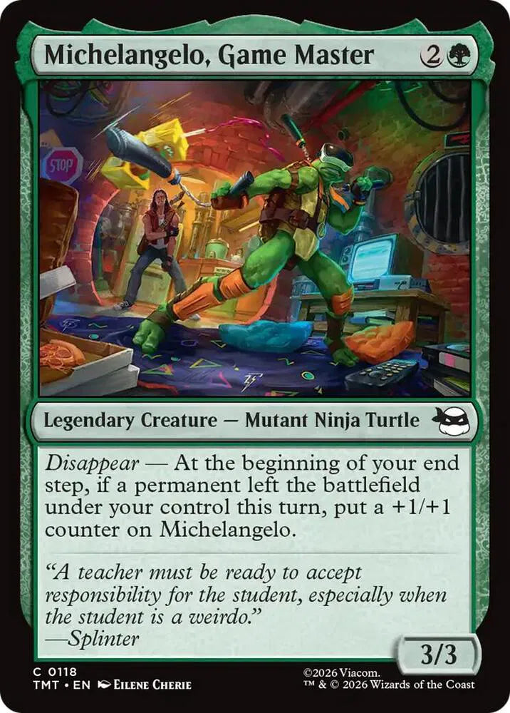 Michelangelo, Game Master 118 · Normal (Teenage Mutant Ninja Turtles)